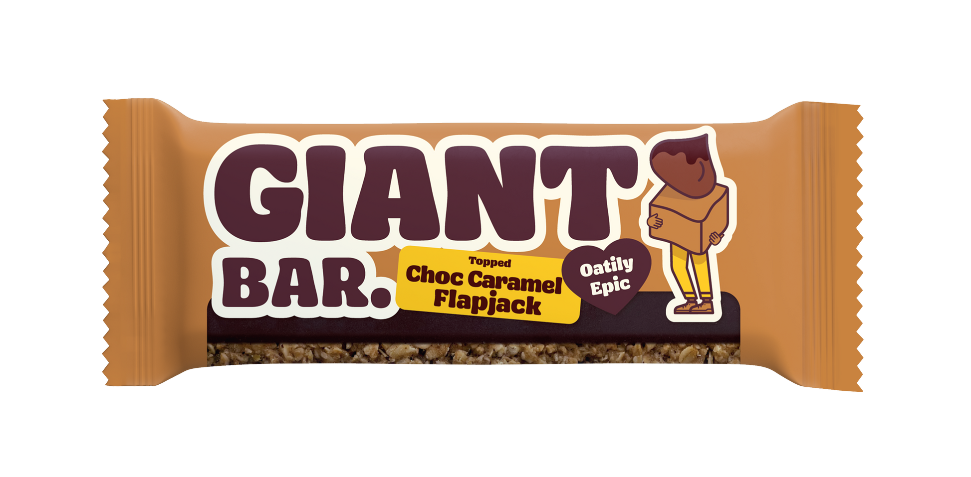 Topped Choc Caramel Giant Bar