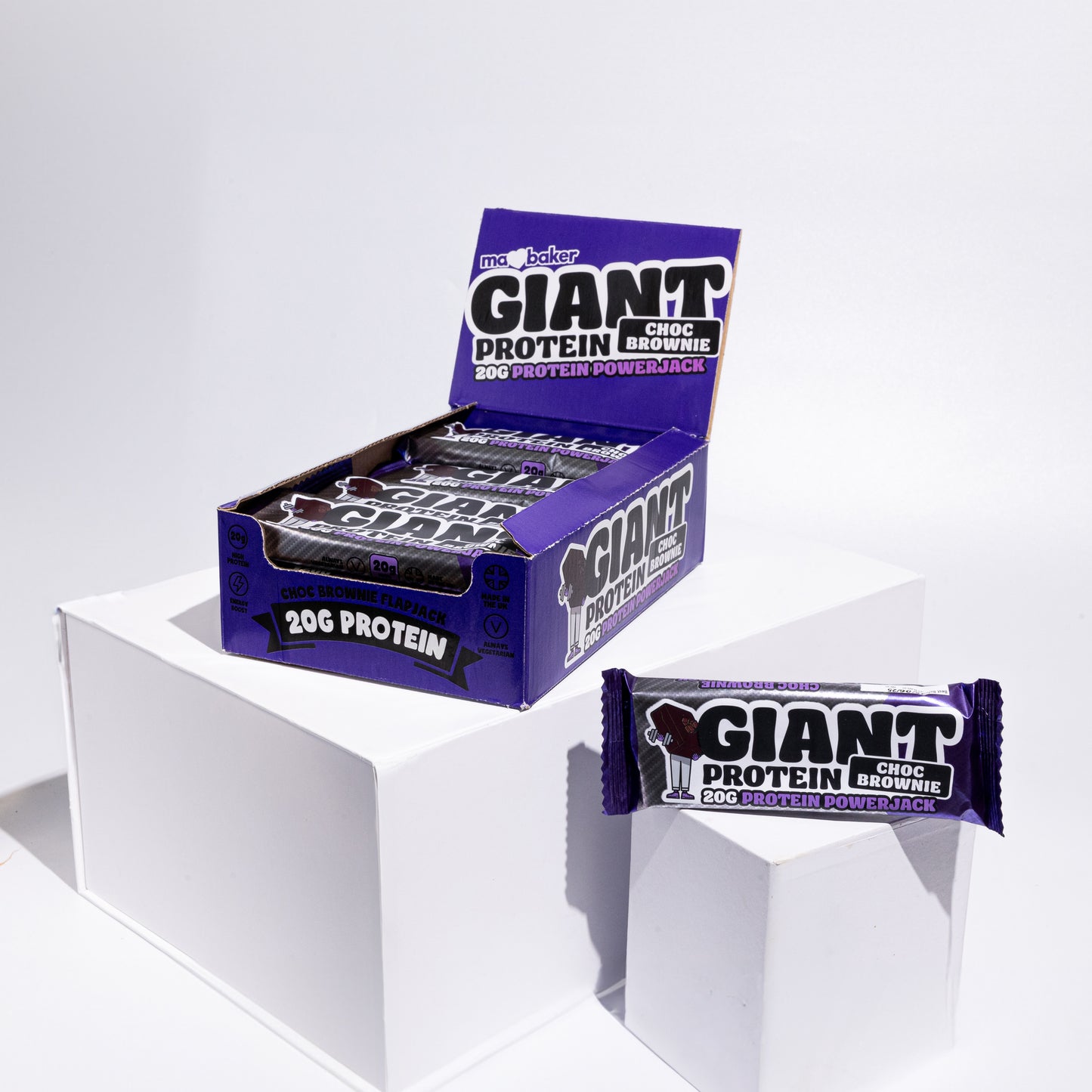 Chocolate Brownie Protein Giant Flapjack Bar 90g