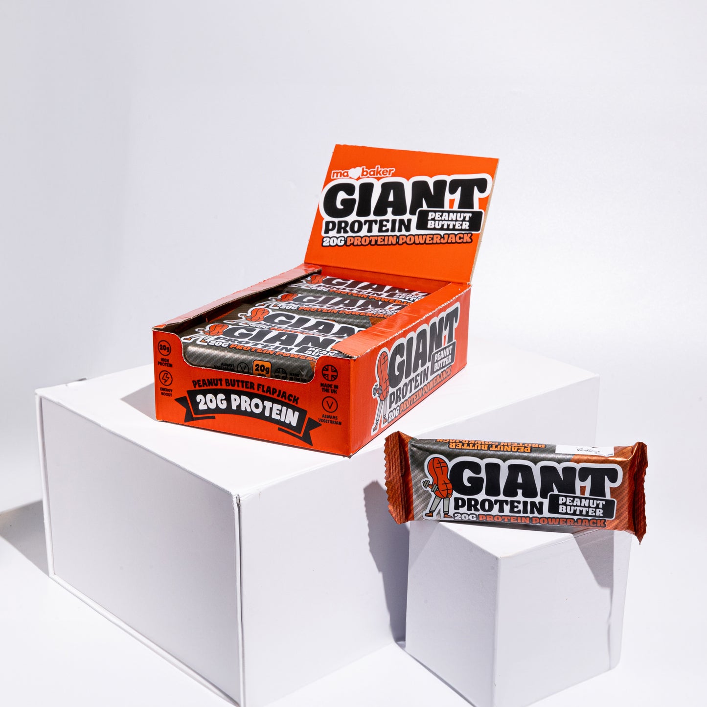 Peanut Butter Protein Giant Flapjack Bar 90g