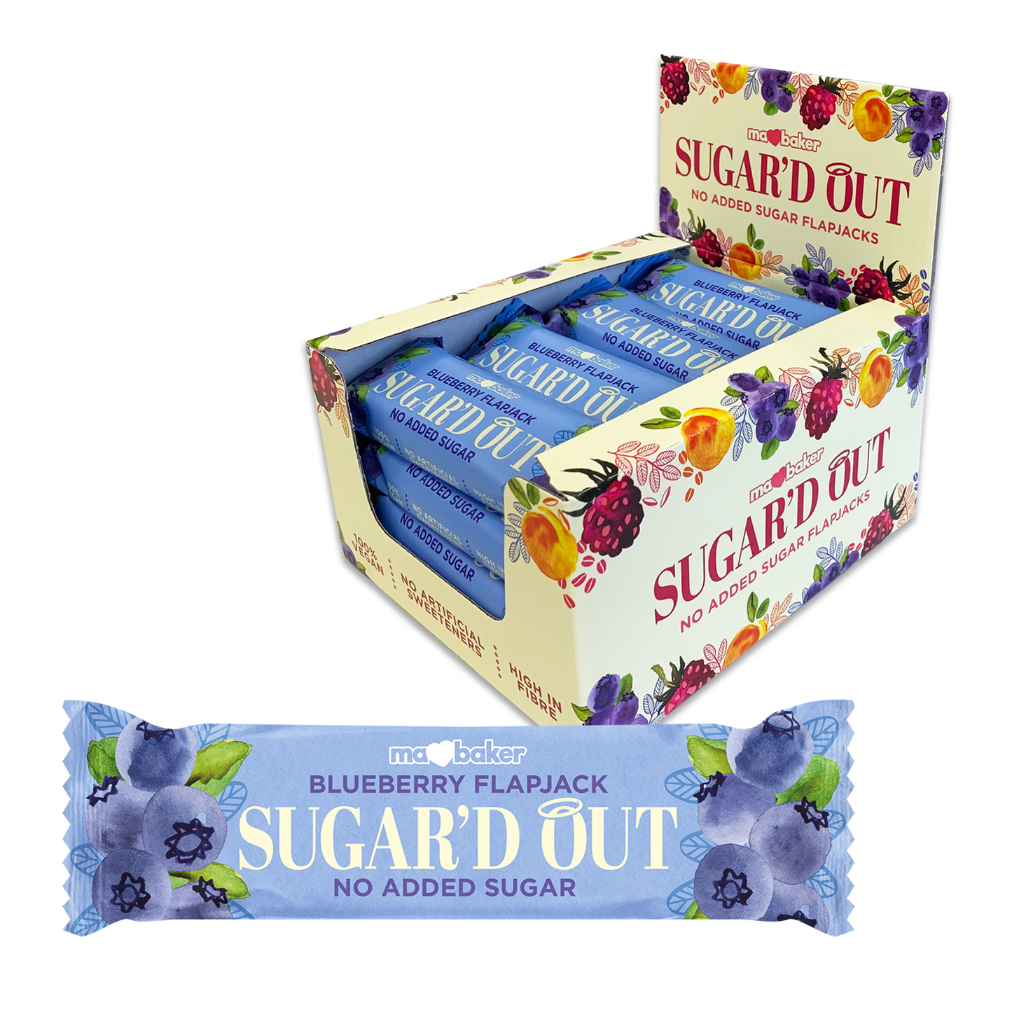 Blueberry Sugar'd Out Bars