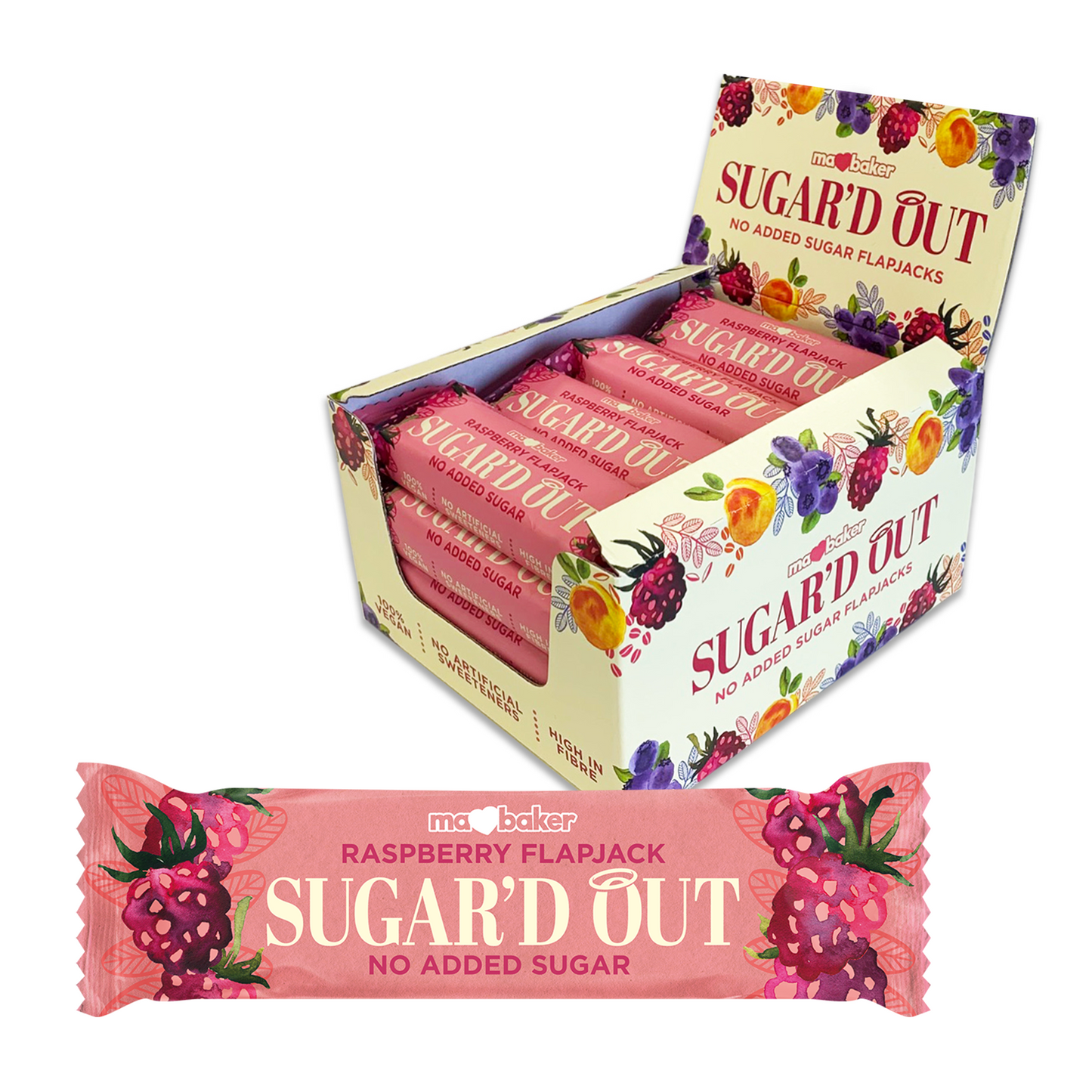 Raspberry Sugar'd Out Bars