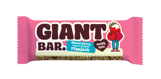 Mixed Berry Yoghurt Topped Giant Bar
